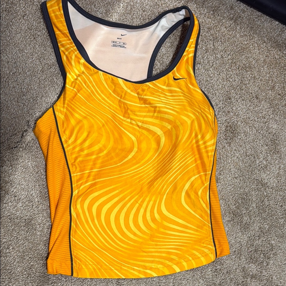 Nike Women's Vibrant Yellow Tank Top